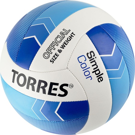 Купить Мяч волейбольный Torres Simple Color любительский р.5 в Ишиме 
